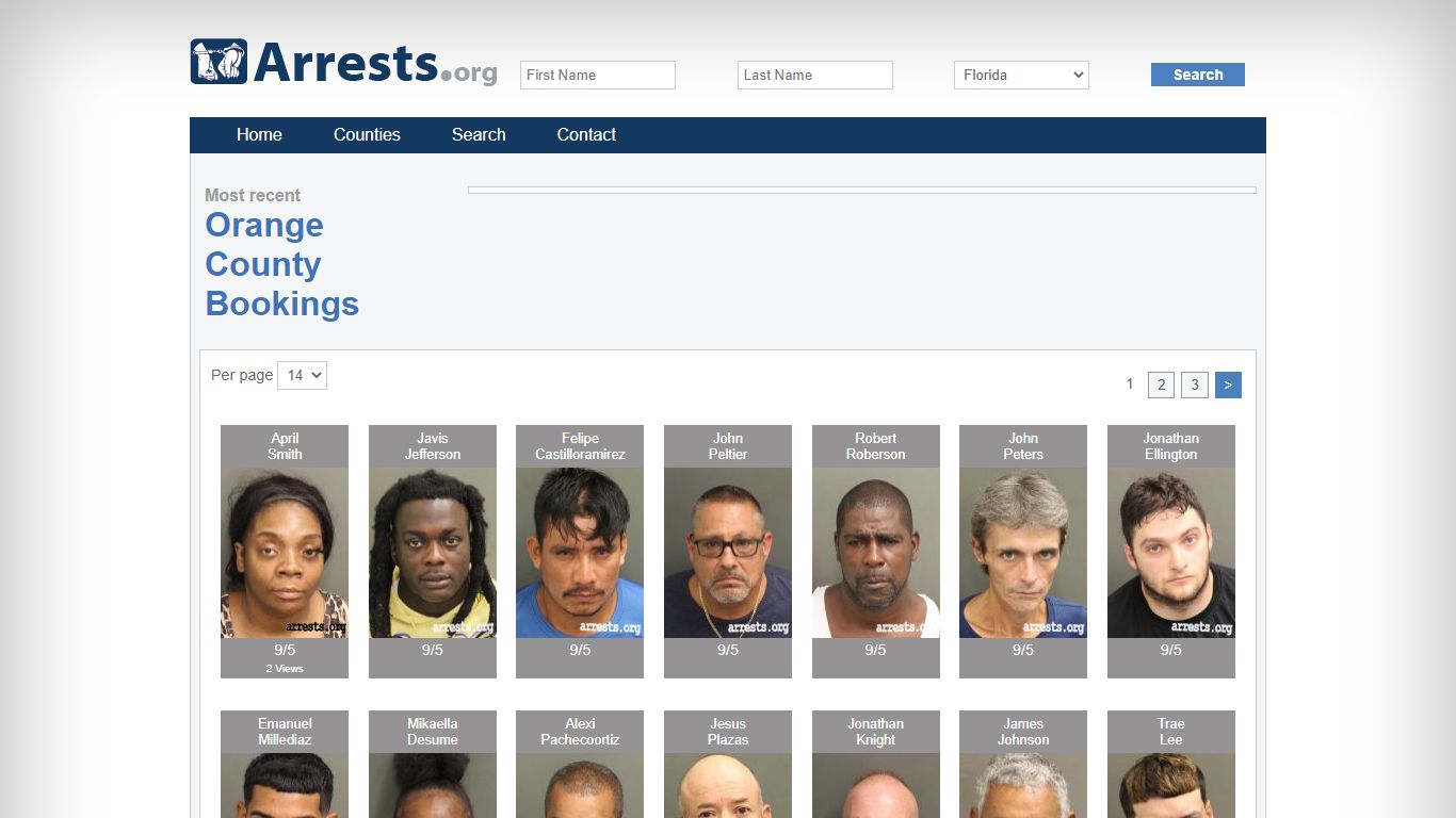 Orange County Arrests and Inmate Search